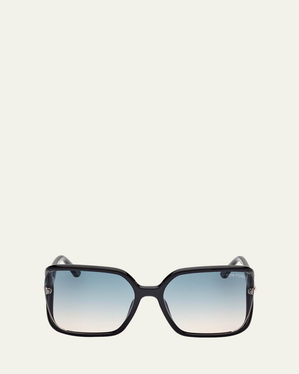 Cut-Out Square Acetate Square Sunglasses
